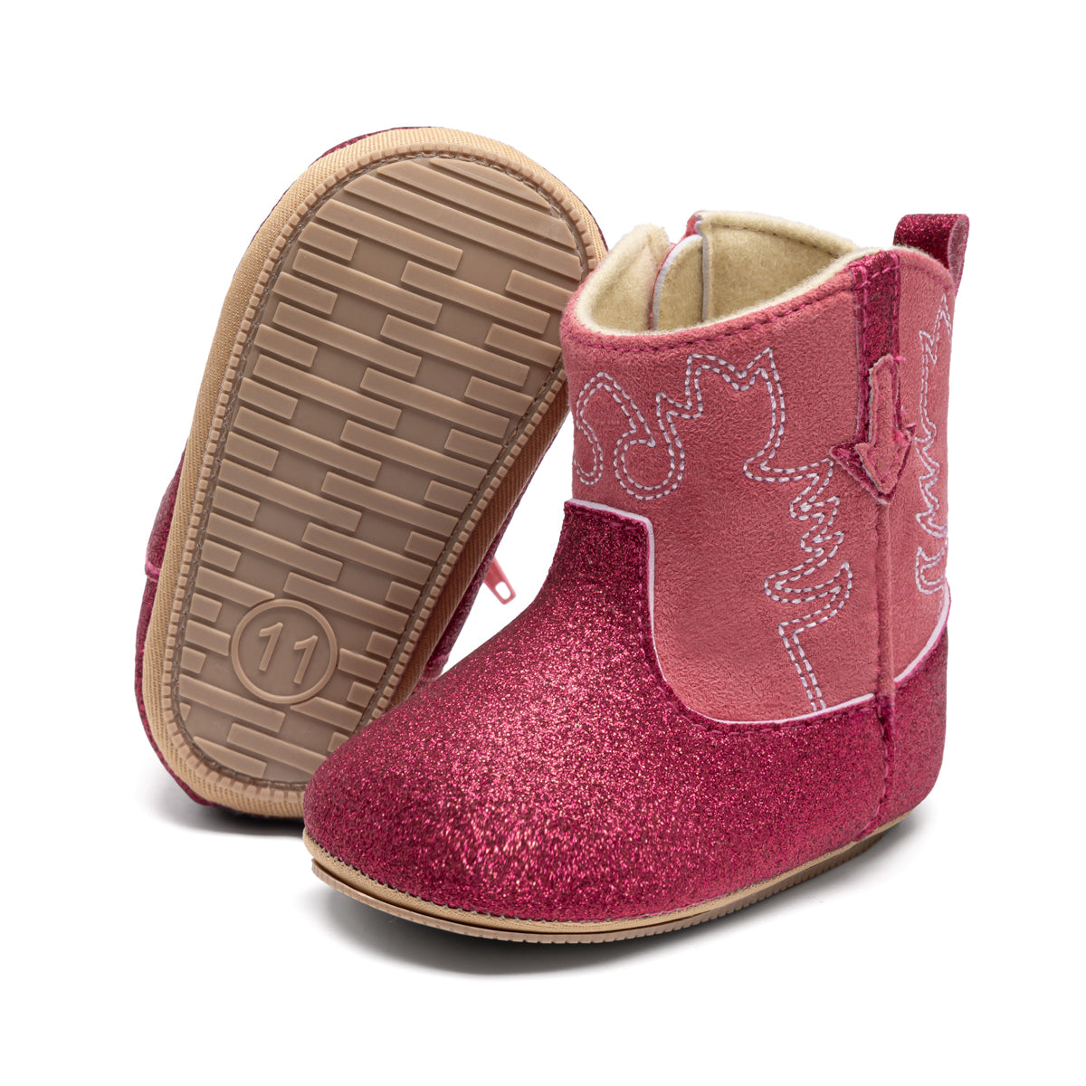Meckior Baby Girls Cowboy Tassel Boots