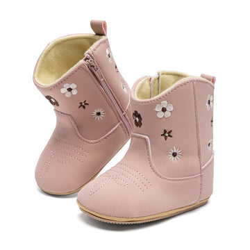 Meckior Baby Girls Cowboy Tassel Boots