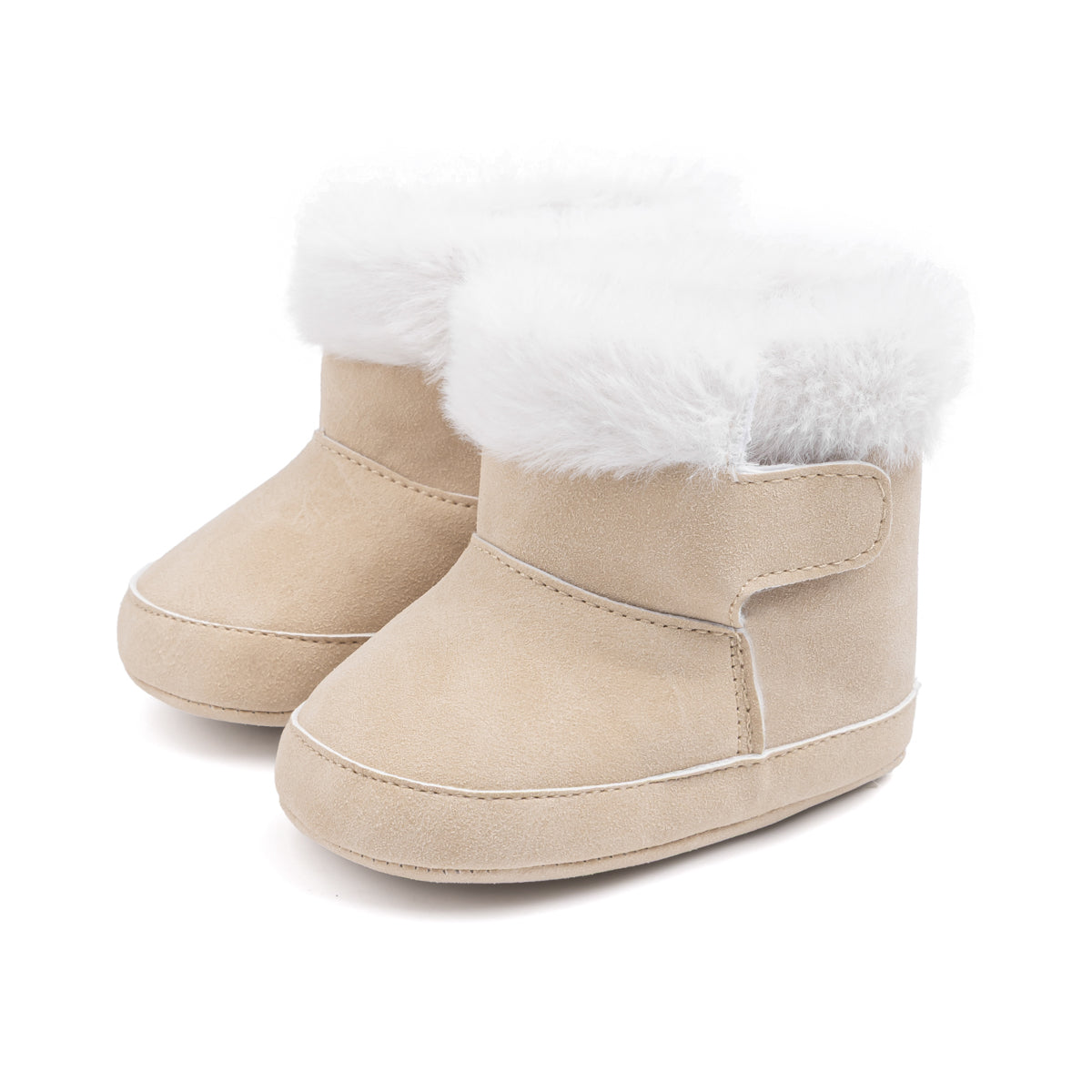 Meckior Baby Boys Girls Cozy Faux Fur Winter Boots - Premium Gift Set