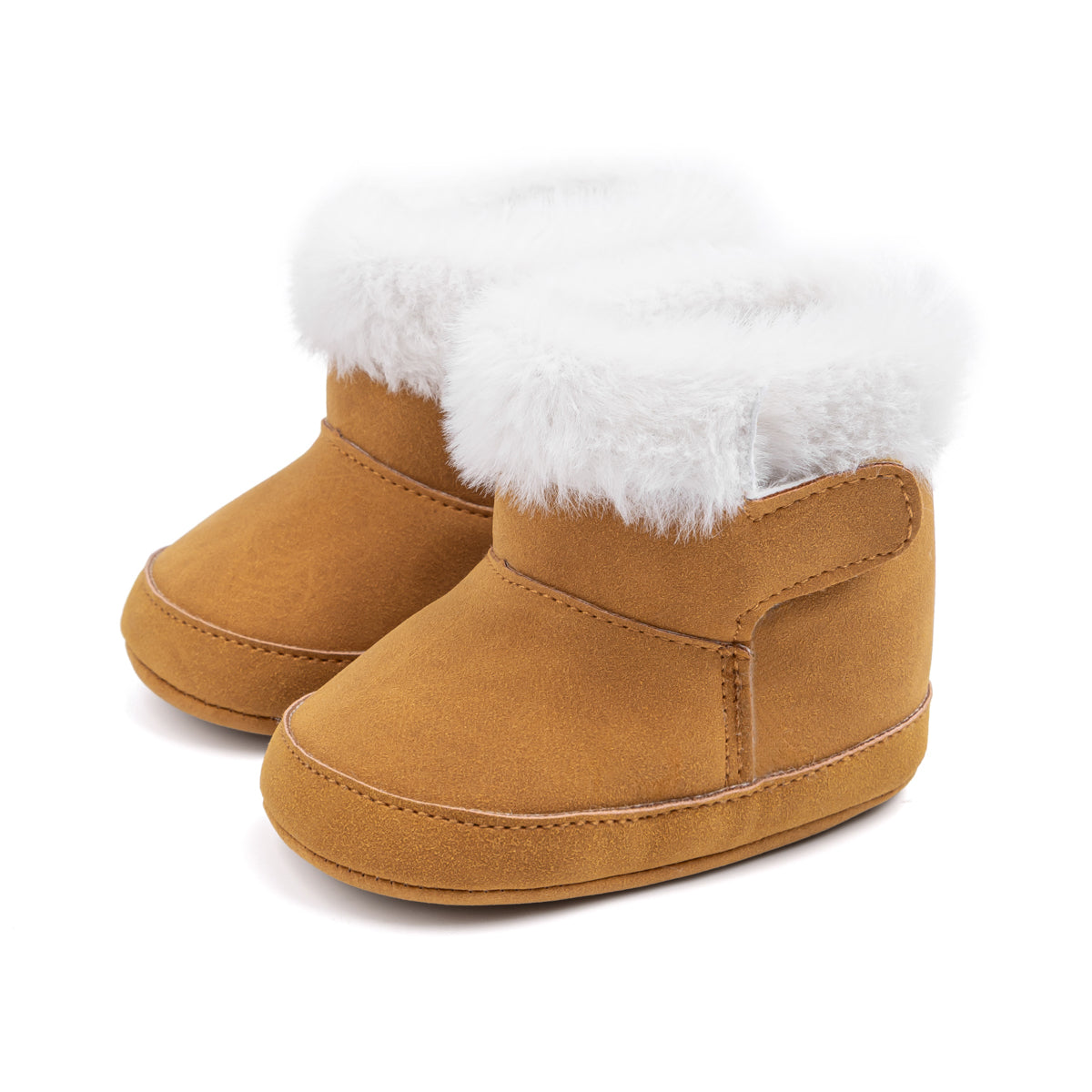 Meckior Baby Boys Girls Cozy Faux Fur Winter Boots - Premium Gift Set