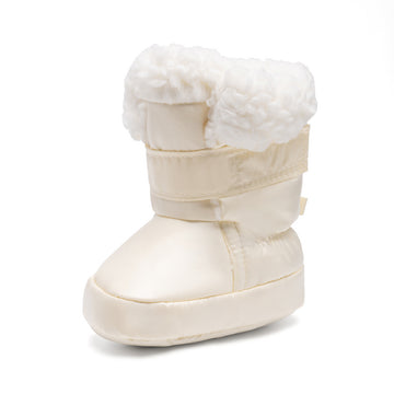 Meckior Baby Boys Girls Cozy Faux Fur Winter Boots - Premium Gift Set
