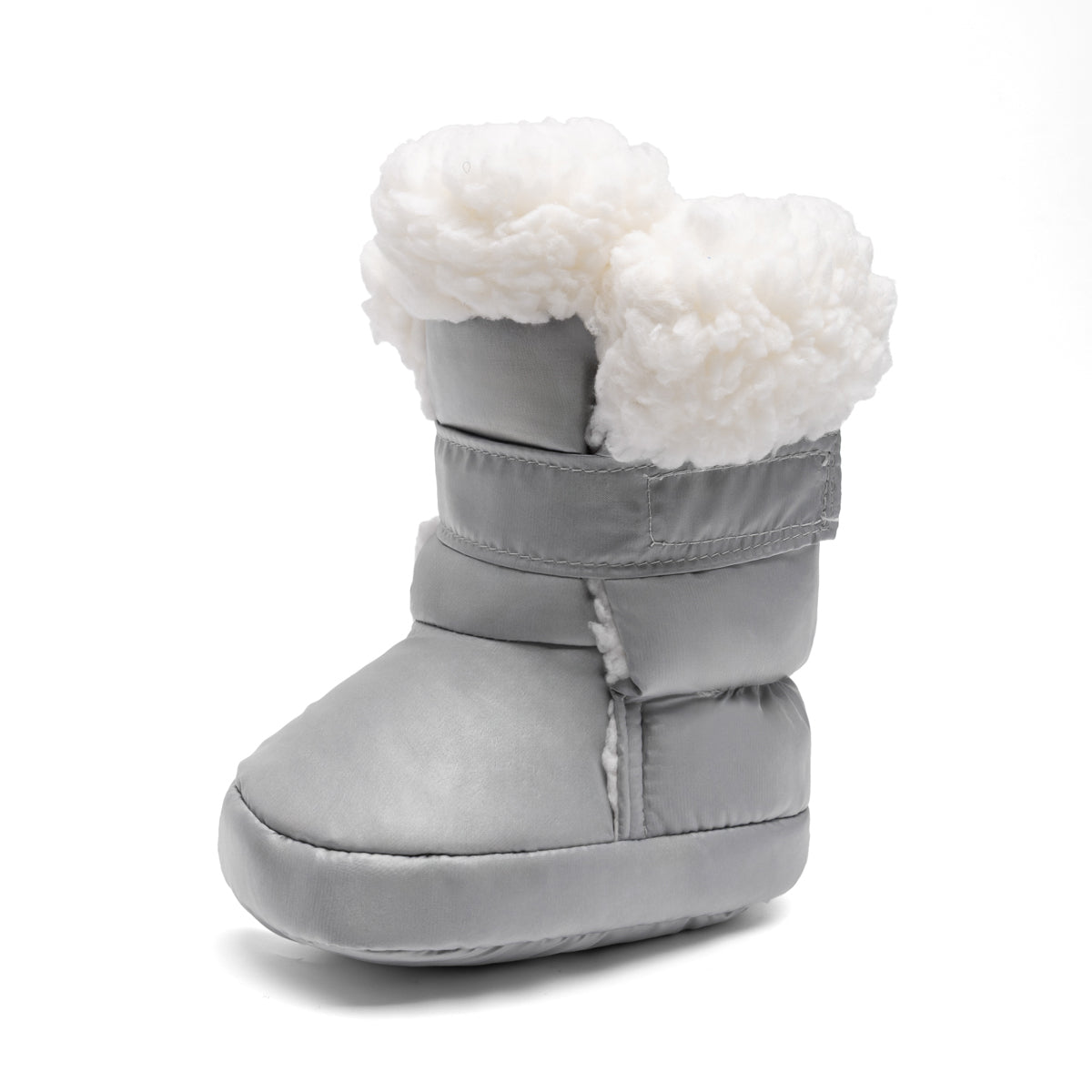 Meckior Baby Boys Girls Cozy Faux Fur Winter Boots - Premium Gift Set